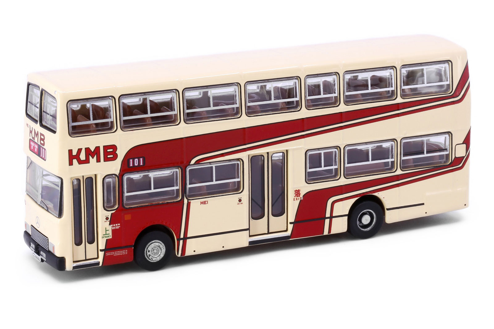 Tiny 1/110 scale model buses - Tiny 'box' number